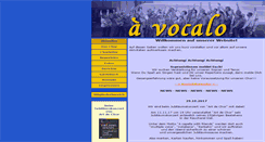 Desktop Screenshot of a-vocalo.de